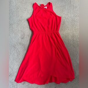 ATHLETA Women's "Martinique" Neon Coral Sleeveless Dress M